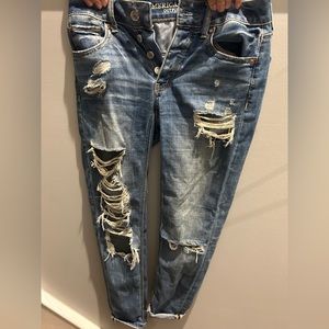 American Eagle Ripped Jeans size 00